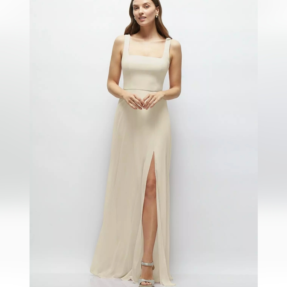 Thread Chiffon Square Neckline Style TH134